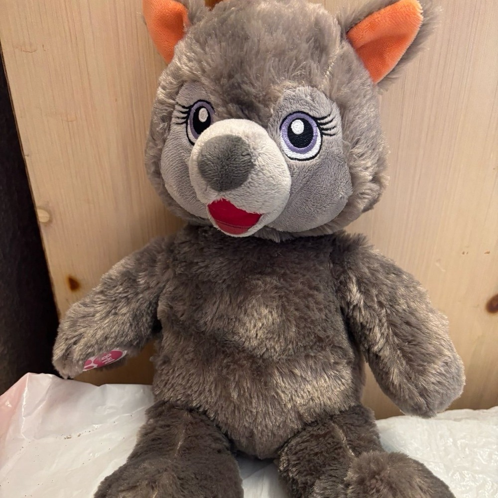 2021 Build A Bear Violet The Wolf 16" Great Wolf Lodge
